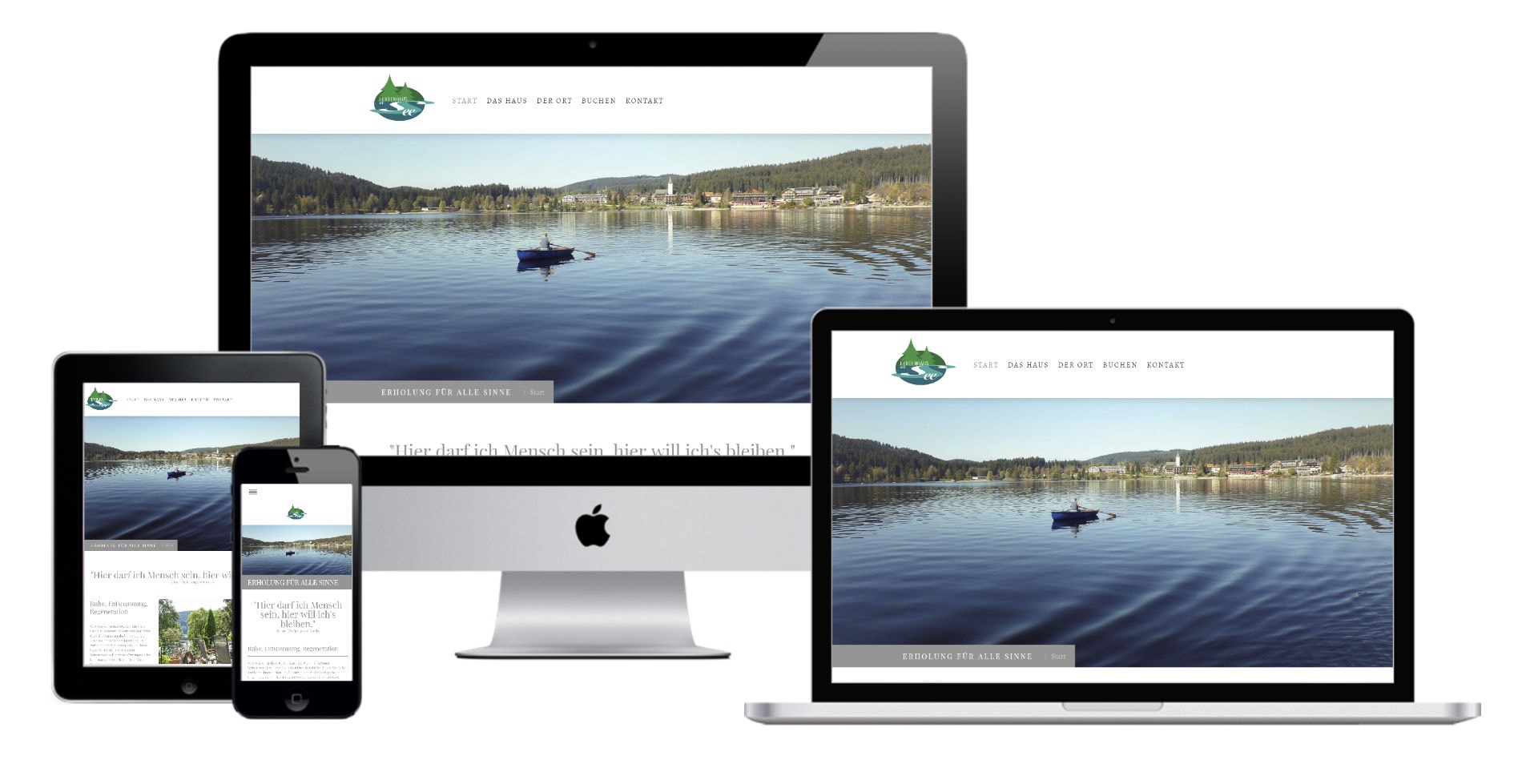 Neue Website - Ferienhaus am Titisee 1 Webdesign & Website - Make a Smile Media Website Webdesign - Ferienhaus am Titisee