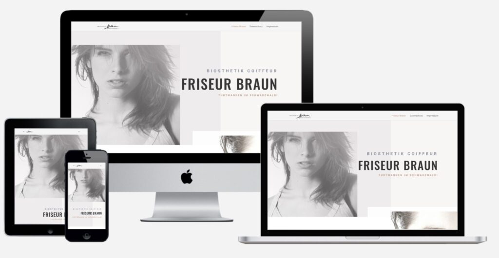 Make a Smile Medie Website Responsive Webdesign - Friseur Braun (2)