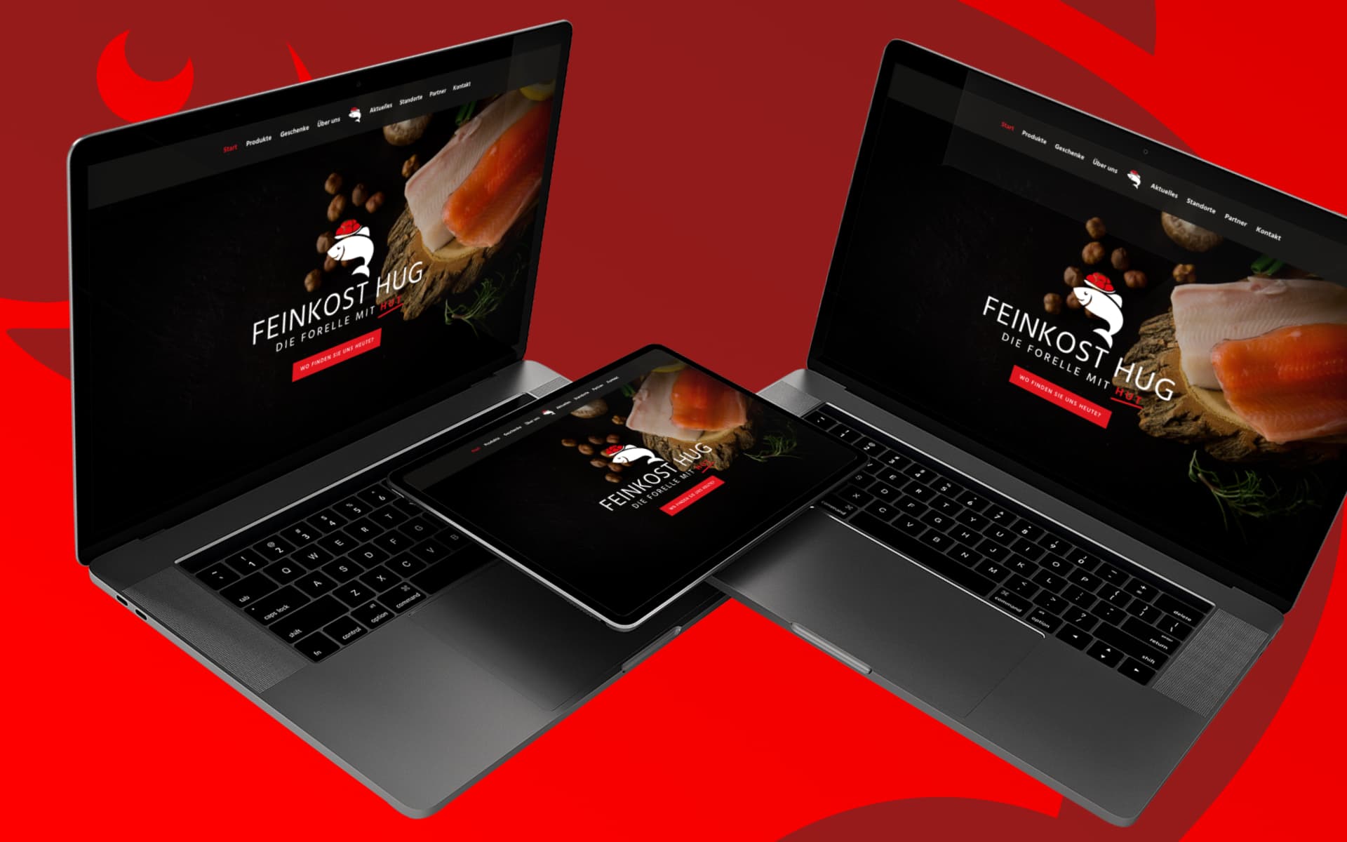 MockUp Webdesign für den Kunden AP&S