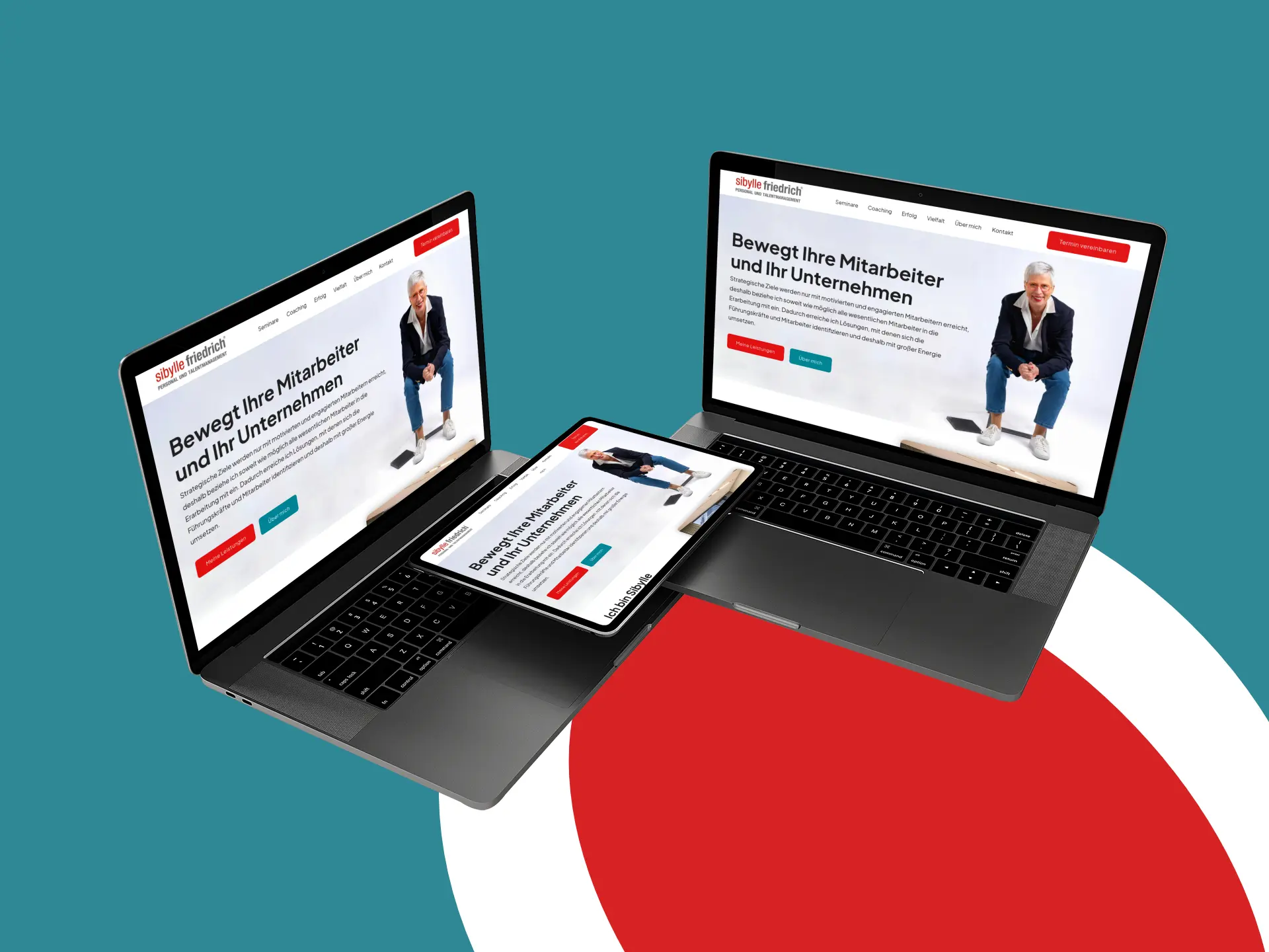 MockUp Webdesign für den Kunden AP&S